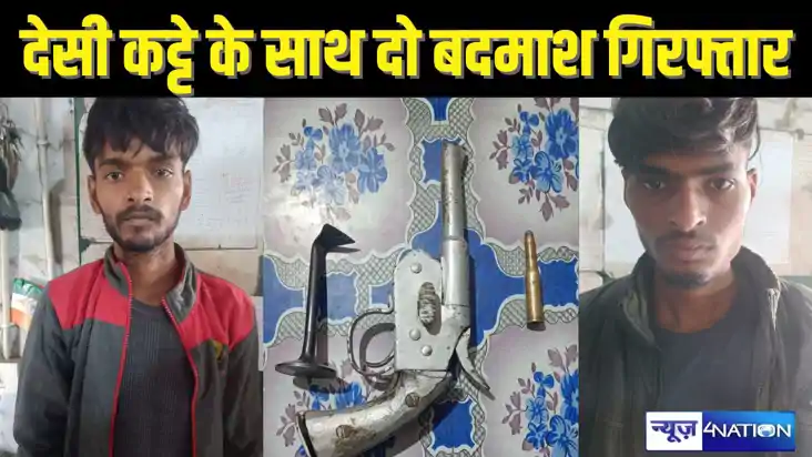 BIHAR CRIME - सुनसान रास्ते पर लोगों से करते थे लूटपाट, पुलि BIHAR CRIME - सुनसान रास्ते पर लोगों से करते थे लूटपाट, पुलि