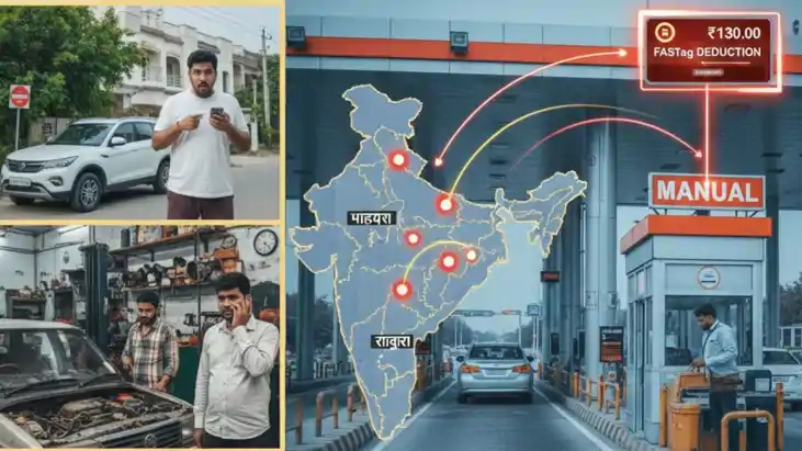 बिना सफर किए खाली हो रहा फास्टैग! पटना और रोहतास में खड़ी गाड़