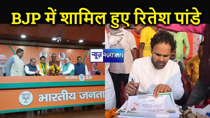 बसपा छोड़ बीजेपी में शामिल हुए रितेश पांडे, पीएम मोदी के नेत