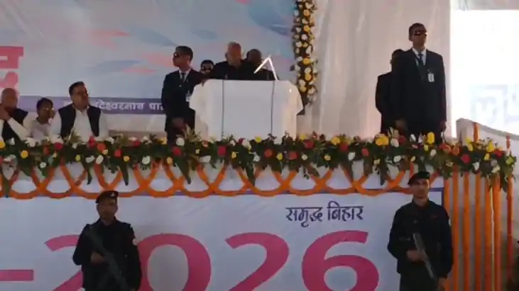 Vaishali Gaffe Again CM s Slip Turns Buddha Remark Awkward