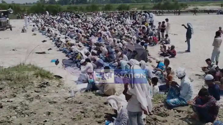 Namaz offered for relief from drought Namaz offered for relief from drought