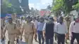 muzaffarpur bihar bandh dm ssp flag march