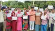 mla ajit kumar distributed basgit parcha 40 landless