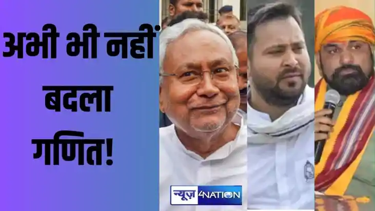 बिहार में अभी भी नहीं बदला गणित! सदन में अब भी बीजेपी 'किंग बिहार में अभी भी नहीं बदला गणित! सदन में अब भी बीजेपी 'किंग