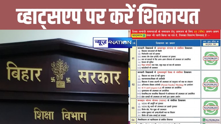 अब Whatsapp पर करें सरकारी विद्यालयों से जुड़ी शिकायत, शिक्षा विभाग ने जारी किया नंबर, मिनटों में हल होगी समस्या 