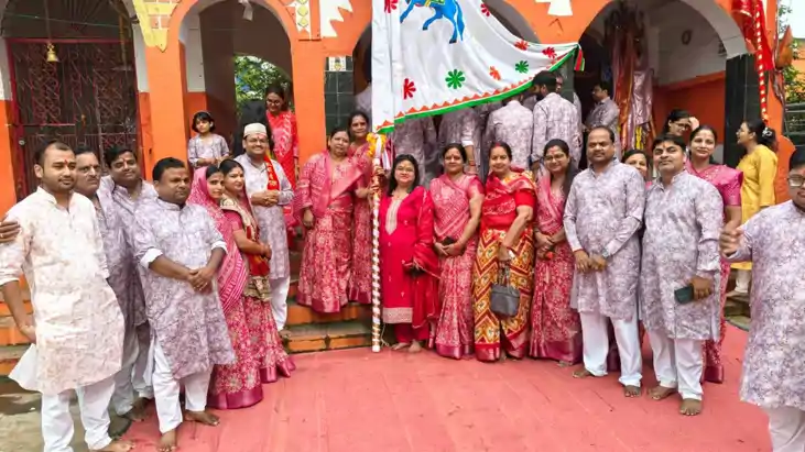 सुपौल में बाबा श्री श्याम मंदिर की चौथी वर्षगांठ पर उमड़ा आस