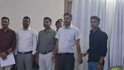 खनन विभाग में निगरानी का छापा: 50 हजार रिश्वत लेते डेटा एंट्री ऑपरेटर और परिचारी गिरफ्तार