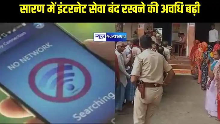 महाराजगंज लोकसभा चुनाव के कारण सारण में इंटरनेट सेवा बंद रखन महाराजगंज लोकसभा चुनाव के कारण सारण में इंटरनेट सेवा बंद रखन