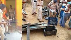 Police Crack Down at 9 PM Seize Property of Top 10 Criminal