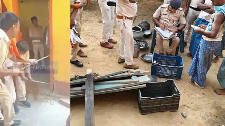 Police Crack Down at 9 PM Seize Property of Top 10 Criminal