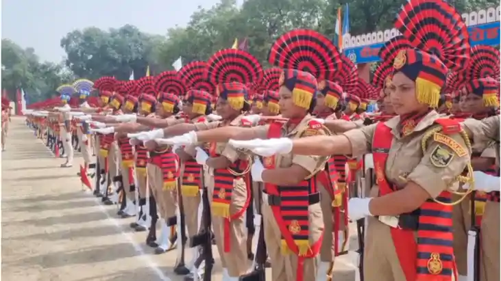 मोकामा सीआरपीएफ कैंप में 652 महिला आरक्षियों का दीक्षांत समा