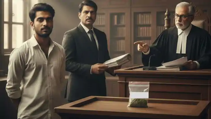 अजब न्याय की अनोखी कहानी:100 ग्राम गांजा बरामदगी पर 5 साल चल