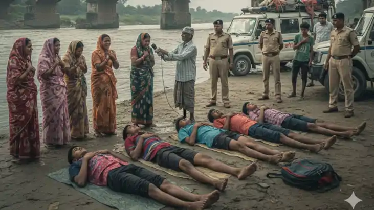 गयाजी में बड़ा हादसा,रील बनाने के दौरान 9 लड़के नदी में डूबे गयाजी में बड़ा हादसा,रील बनाने के दौरान 9 लड़के नदी में डूबे