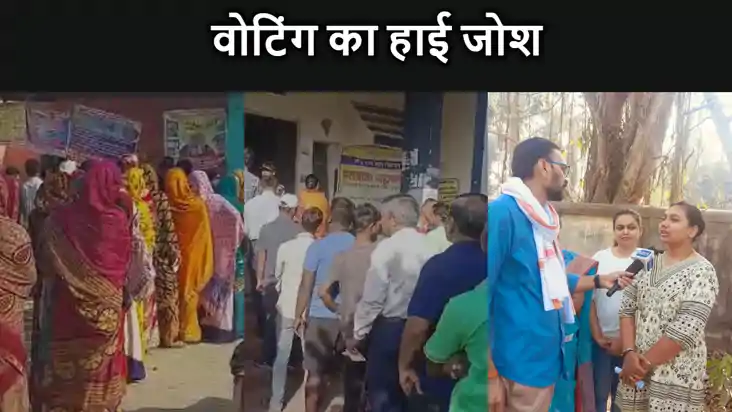 बिहार में 5 सीटों पर वोटर्स की मतदान केंद्रों पर लंबी लाइन, 