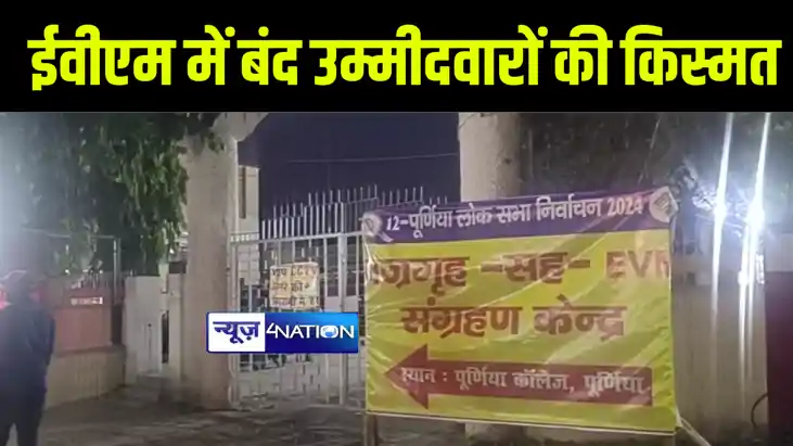 पूर्णिया के 6 विधानसभा क्षेत्रों में साठ फीसदी मतदाताओं ने क