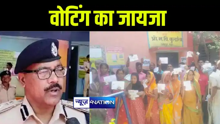 बांका में भागलपुर आईजी और डीआईजी ने बूथों पर जाकर वोटिंग का बांका में भागलपुर आईजी और डीआईजी ने बूथों पर जाकर वोटिंग का