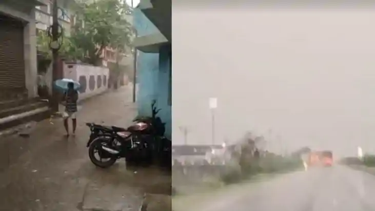 Weather changes in Bihar with heavy rains in Madhepura and R