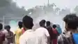 massive fire in the Mahadalit colony