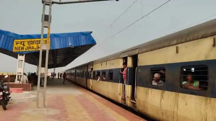 first passenger train will stop at New Jhajha Junction