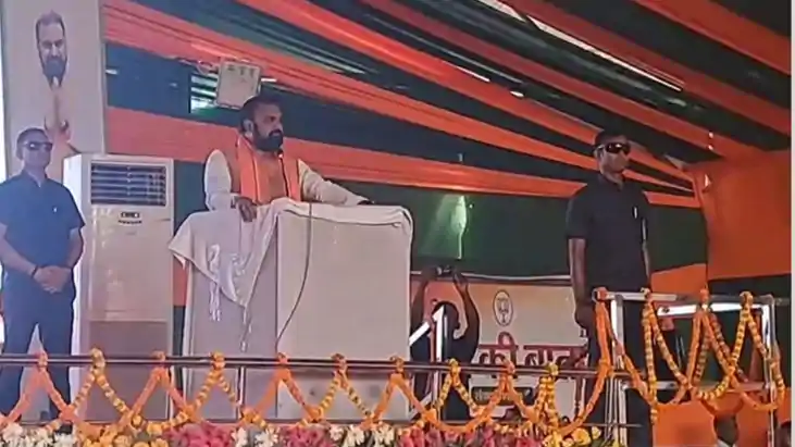 Samrat Chaudhary in Action Mode