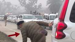 CM Nitishs convoy hits Traffic DSP