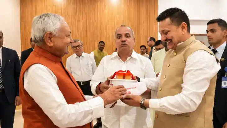 Bihar News: सुबह सुबह सीएम नीतीश से मिले जदयू नेता छोटू सिंह