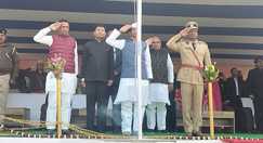 Tricolor hoisted in RMK ground echoing in the glory of democracy power administration
