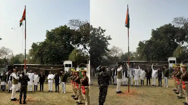 Republic Day 2026: तेज प्रताप यादव ने सरकारी आवास पर फहराया 