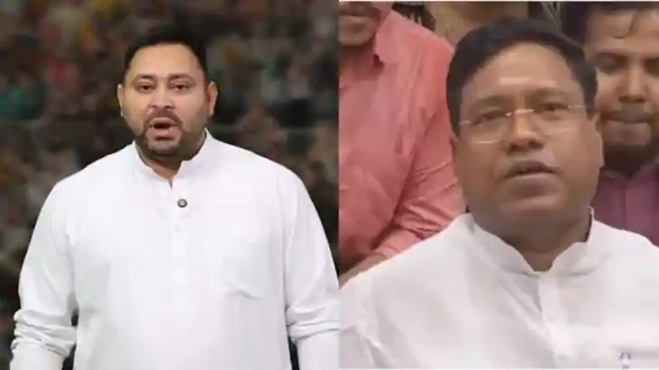 Bihar News : तेजस्वी की गैरमौजूदगी और भाषा पर मंत्री संतोष स