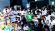 तेजस्वी से मिलने के लिए छात्र हो गए बेकाबू, तोड़ दिया बापू सभागार का शीशा, बाल बाल बचे नेता प्रतिपक्ष