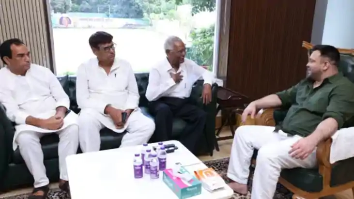 Tejashwi Yadav, D Raja Tejashwi Yadav, D Raja