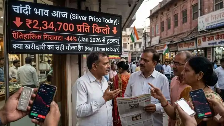 रिकॉर्ड स्तर से ₹1.85 लाख सस्ती हुई चांदी: क्या आपकी जेब पर 