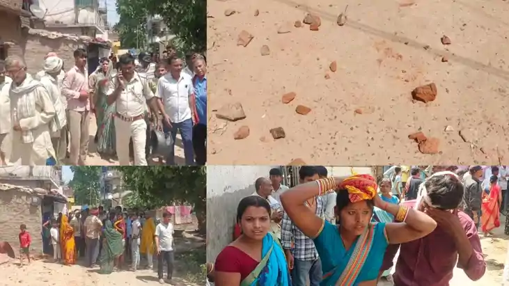 Bihar Patna firing and stone pelting between two group in ma