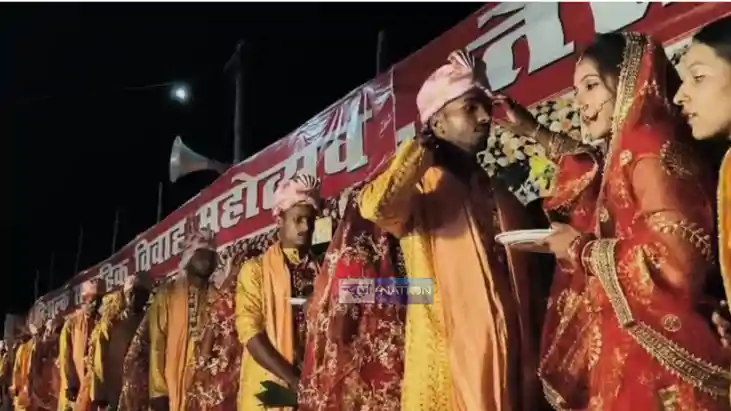 Bihar News : भागलपुर में 25 जोड़े का कराया गया सामूहिक विवाह, Bihar News : भागलपुर में 25 जोड़े का कराया गया सामूहिक विवाह,