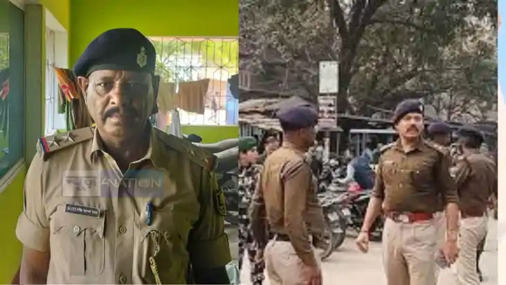 Siwan Police Mourning Officer  Prisoner Killed in Road Accid