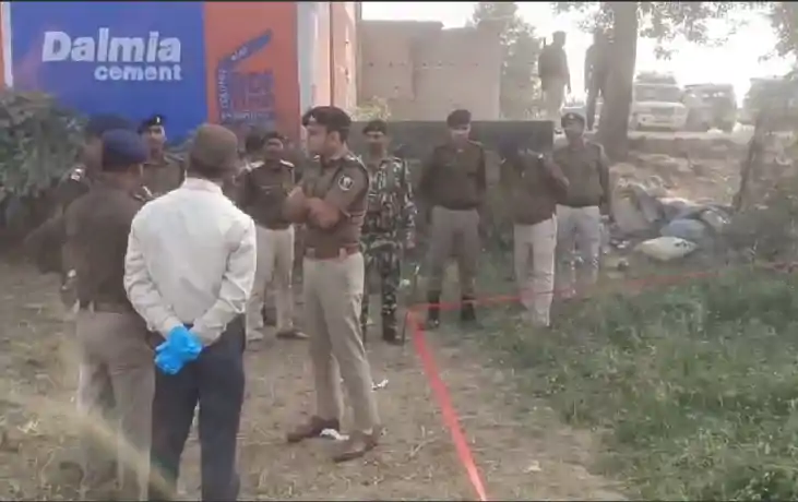 नवादा में सीमेंट गोदाम के पास युवक का शव बरामद, घटनास्थल पर 