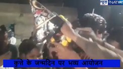 ढाबे में काम करने वाले शख्स ने कुत्ते के जन्मदिन पर दी बड़ी दावत, पूरे शहर में निकाला जूलूस, हर चौराहे पर काटे केक