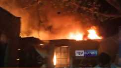 Massive fire in tent house 