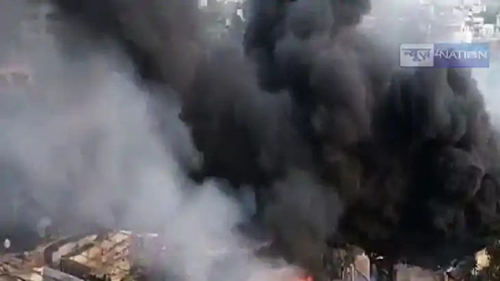 Fire in Enforcement Directorate office 