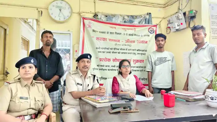 Motihari Goondagardi Tax Busted 3 Held for Roadside Extortio
