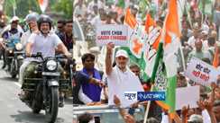 Rahul Gandhi Voter adhikar Yatra