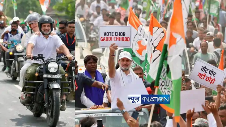Rahul Gandhi Voter adhikar Yatra Rahul Gandhi Voter adhikar Yatra