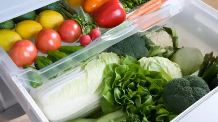 Vegetables fridge