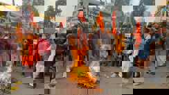 हिंदुओं पर जुल्म बर्दाश्त नहीं! नवादा में गूंजे बांग्लादेश विरोधी नारे, प्रदर्शनकारियों ने जलाया यूनुस और शाहरुख खान का पुतला, दी बड़ी चेतावनी'