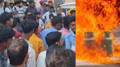 बेतिया में बीच बाजार सिलेंडर फटने से कोहराम; 10 लोग झुलसे, कई की हालत गंभीर