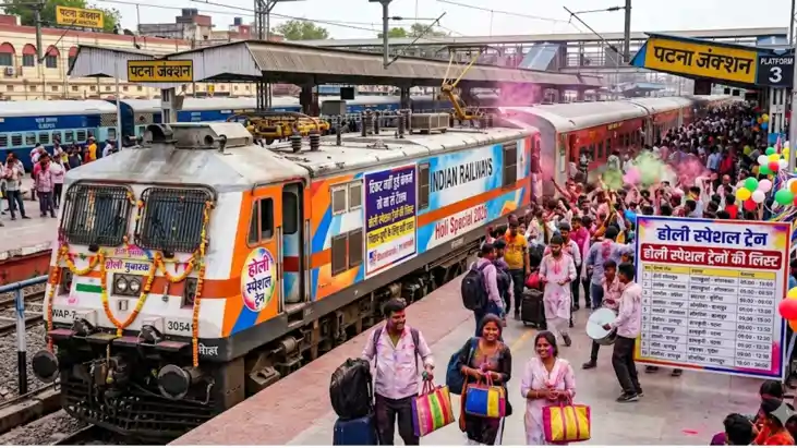 Railways big gift on Holi 10 new special trains for passenge