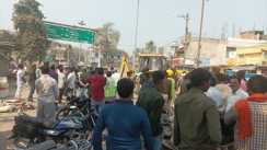 Supaul Bulldozer operation