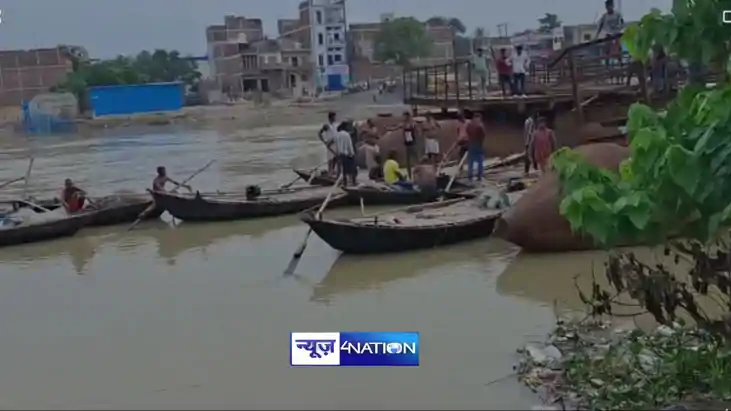 boat sank in the Punpun river in Fatuha boat sank in the Punpun river in Fatuha