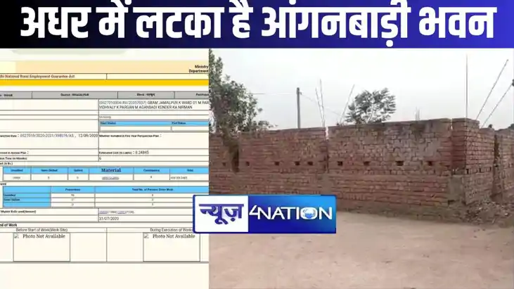राशि निकासी के बाद भी चार साल से अधर में लटका आंगनबाड़ी केंद राशि निकासी के बाद भी चार साल से अधर में लटका आंगनबाड़ी केंद