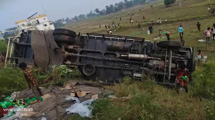  trucks collided in Fatuha